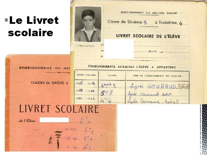  Le Livret scolaire 