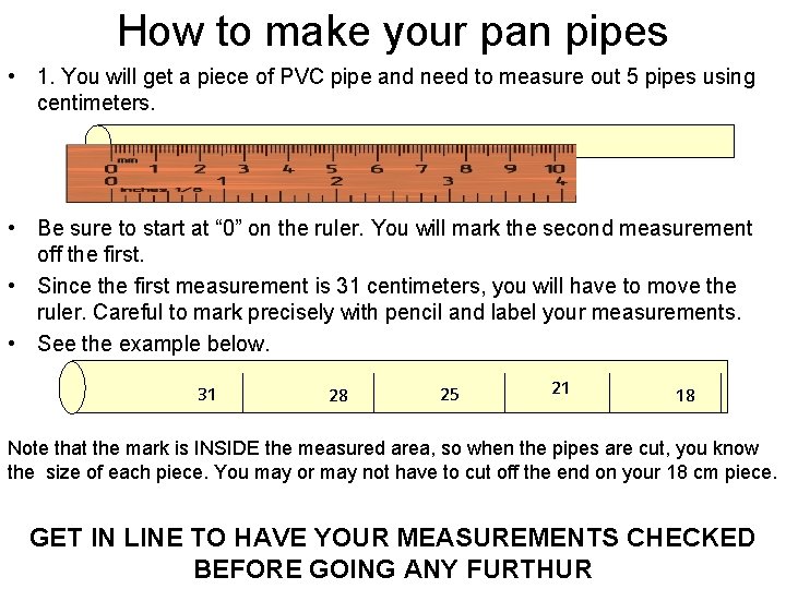 How to Make PVC Pan Pipes From Wikipedia