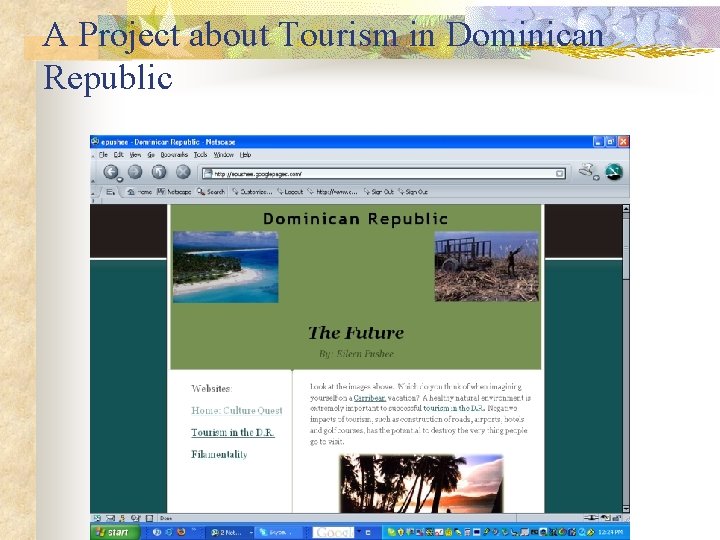 A Project about Tourism in Dominican Republic 