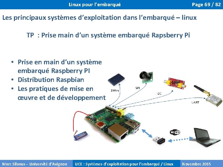 Linux pour l’embarqué Page 69 / 82 Les principaux systèmes d’exploitation dans l’embarqué –