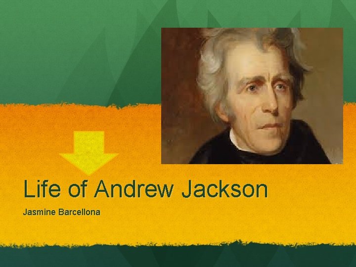 Life of Andrew Jackson Jasmine Barcellona 