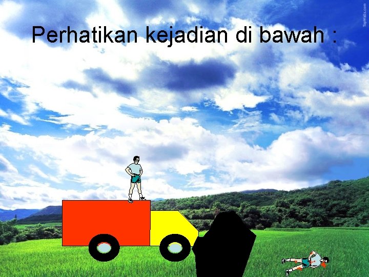 Perhatikan kejadian di bawah : 