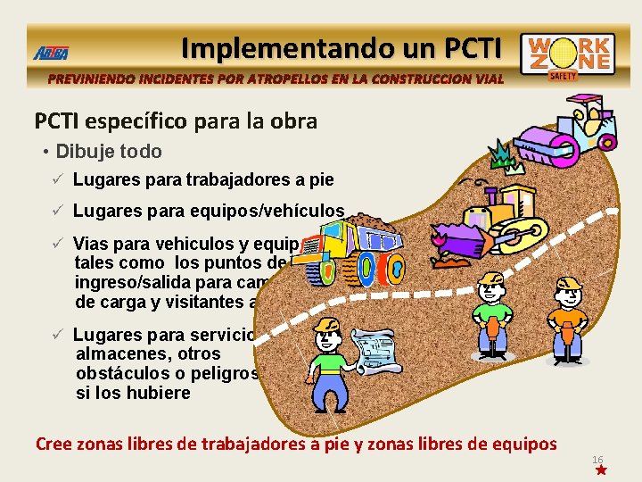 Implementando un PCTI PREVINIENDO INCIDENTES POR ATROPELLOS EN LA CONSTRUCCION VIAL PCTI específico para