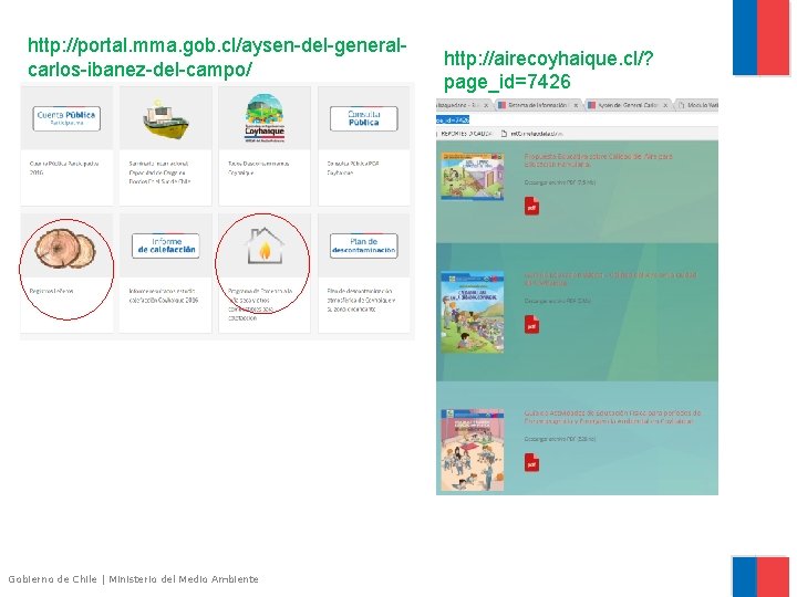 http: //portal. mma. gob. cl/aysen-del-generalcarlos-ibanez-del-campo/ Gobierno de Chile | Ministerio del Medio Ambiente http: http: //portal. mma. gob. cl/aysen-del-generalcarlos-ibanez-del-campo/ Gobierno de Chile | Ministerio del Medio Ambiente http: