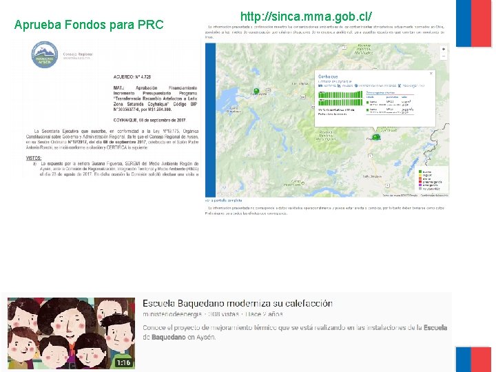 Aprueba Fondos para PRC http: //sinca. mma. gob. cl/ Aprueba Fondos para PRC http: //sinca. mma. gob. cl/