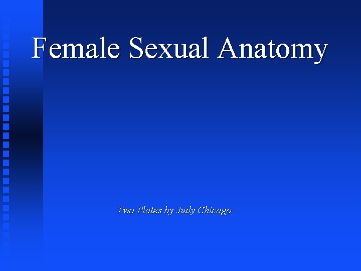 Female Sexual Anatomy Two Plates by Judy Chicago 