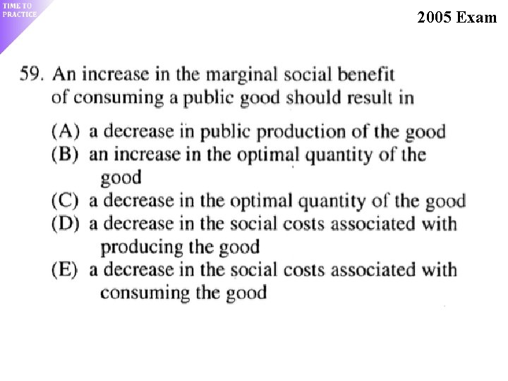 2005 Exam 