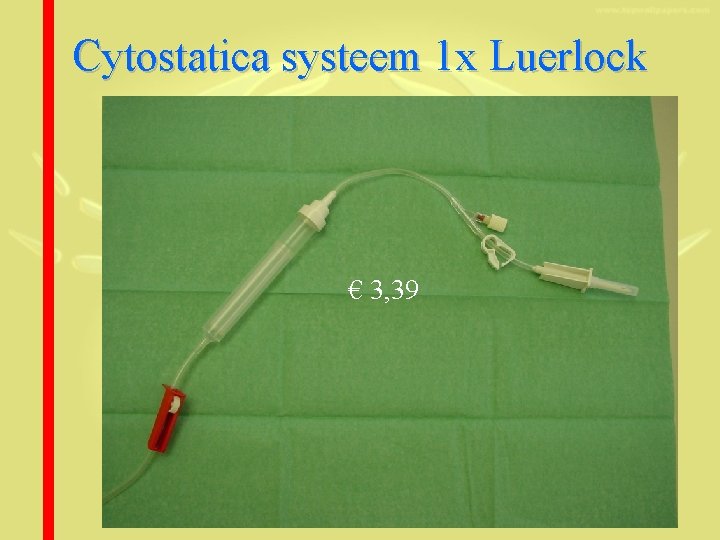 Cytostatica systeem 1 x Luerlock € 3, 39 
