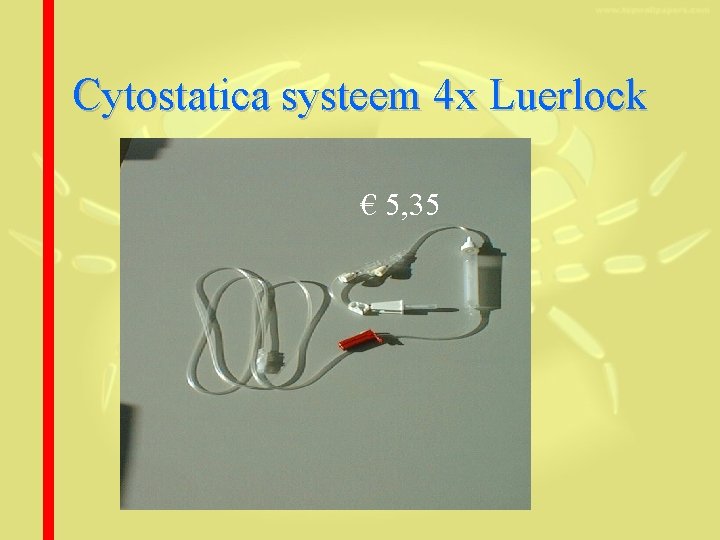 Cytostatica systeem 4 x Luerlock € 5, 35 
