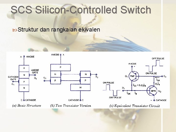 SCS Silicon-Controlled Switch Struktur dan rangkaian ekivalen 