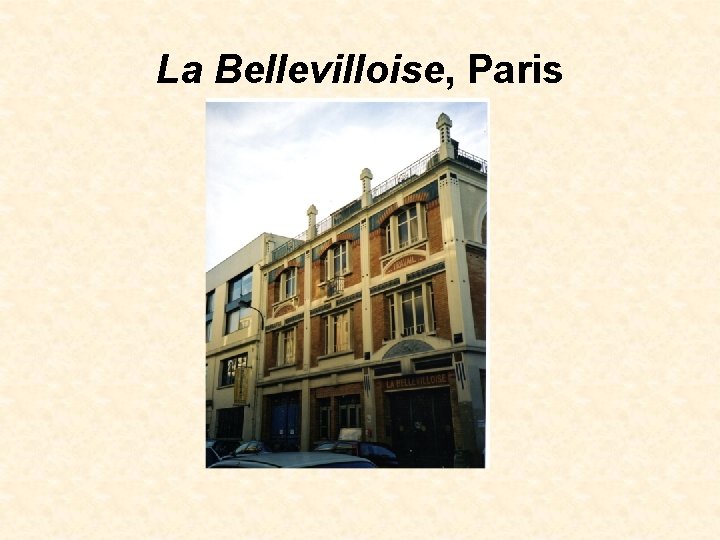 La Bellevilloise, Paris 