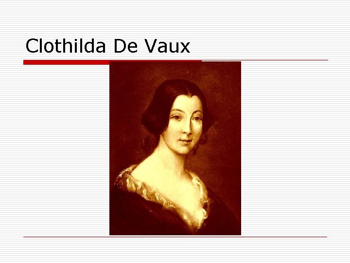 Clothilda De Vaux 