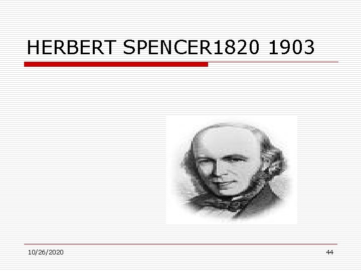 HERBERT SPENCER 1820 1903 10/26/2020 44 