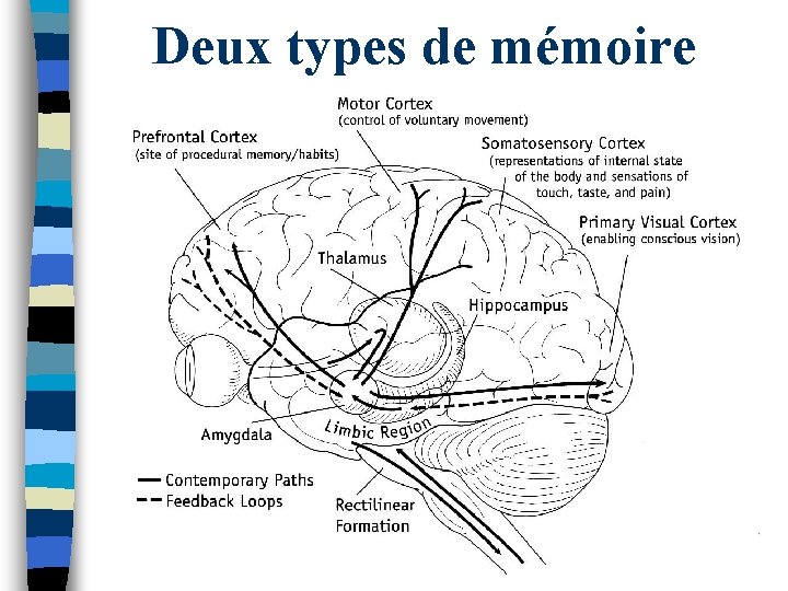 Deux types de mémoire 