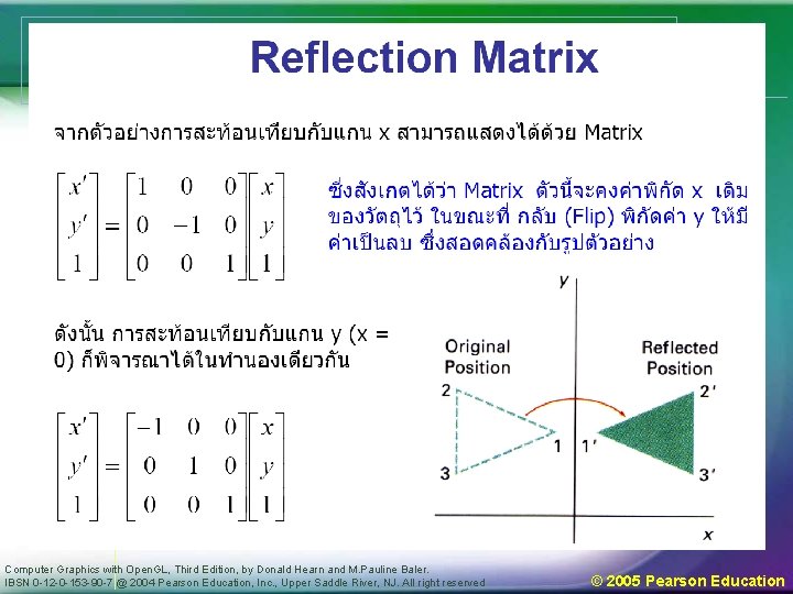Computer Graphics with Open. GL, Third Edition, by Donald Hearn and M. Pauline Baler.