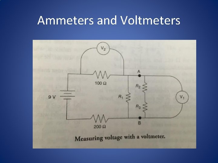 Ammeters and Voltmeters 