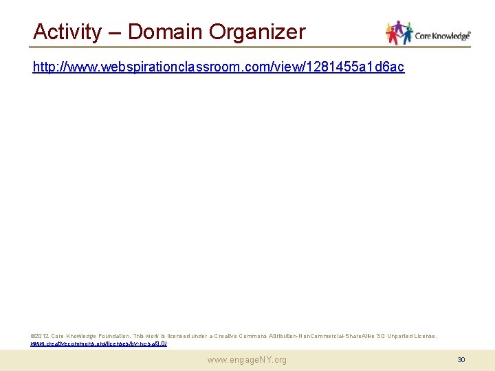 Activity – Domain Organizer http: //www. webspirationclassroom. com/view/1281455 a 1 d 6 ac ©