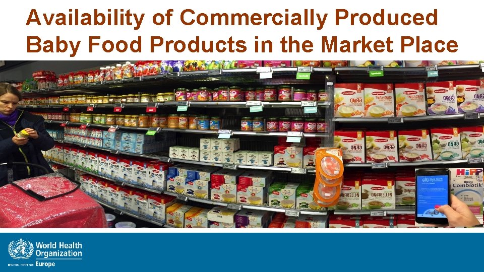 Availability of Commercially Produced Baby Food Products in the Market Place 