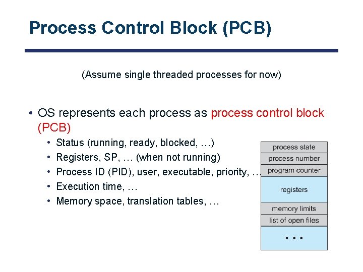 SE 350 Operating Systems Lecture 4 Concurrency Feedback