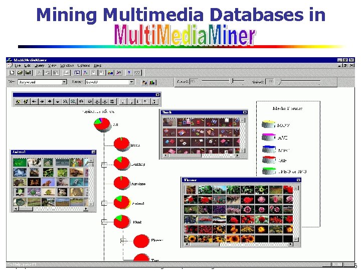 Mining Multimedia Databases in 10/26/2020 Data Mining: Principles and Algorithms 36 