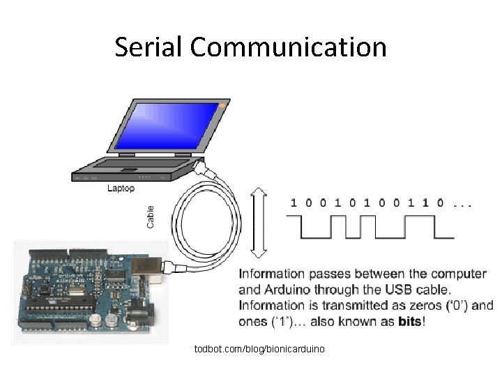 Serial Communication todbot. com/blog/bionicarduino 