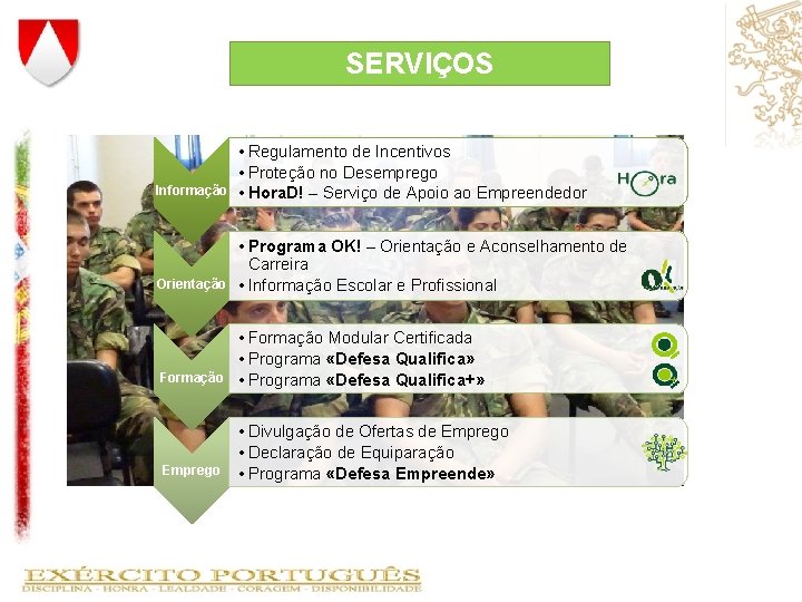 SERVIÇOS Informação • Regulamento de Incentivos • Proteção no Desemprego • Hora. D! – SERVIÇOS Informação • Regulamento de Incentivos • Proteção no Desemprego • Hora. D! –