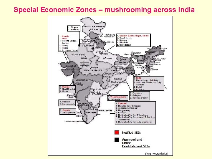 Special Economic Zones – mushrooming across India 