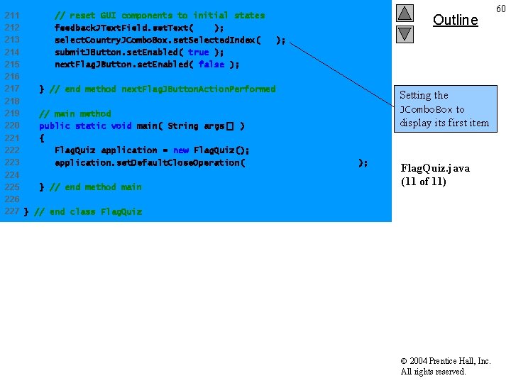 211 // reset GUI components to initial states 212 feedback. JText. Field. set. Text(