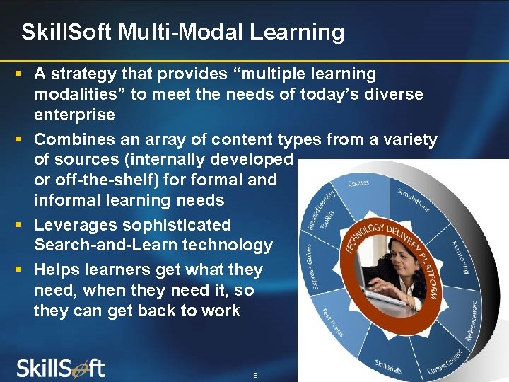Skill. Soft Multi-Modal Learning § A strategy that provides “multiple learning modalities” to meet