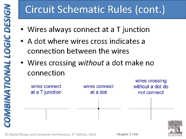 Circuit Schematic Rules (cont. ) • Wires always connect at a T junction •