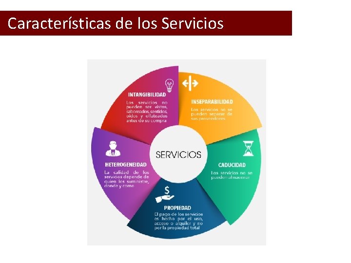  Características de los Servicios 