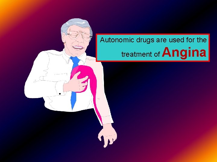 Autonomic drugs are used for the treatment of Angina 