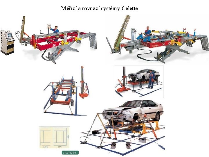 Měřící a rovnací systémy Celette 