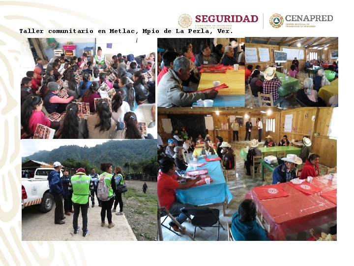 Taller comunitario en Metlac, Mpio de La Perla, Ver. 