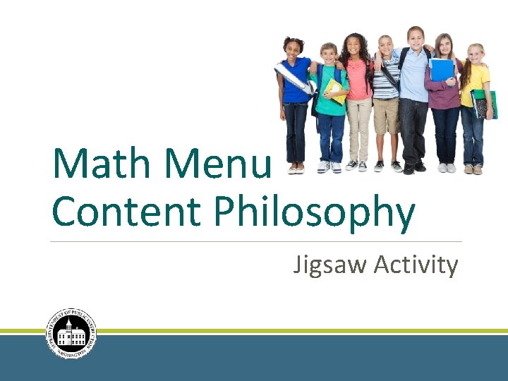 Math Menu Content Philosophy Jigsaw Activity 