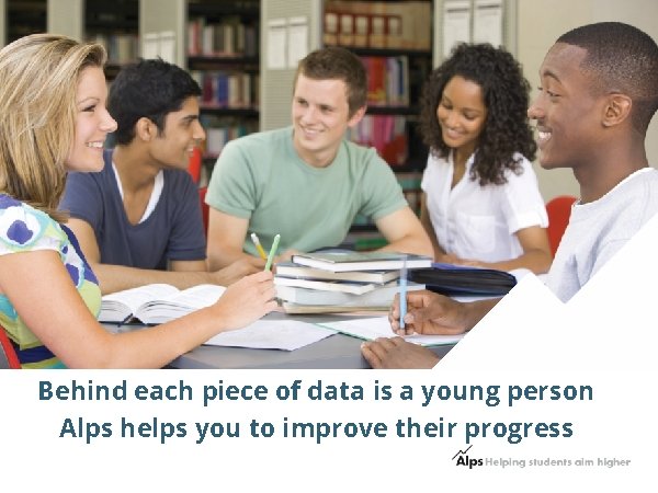 Behind each piece of data is a young person Alps helps you to improve