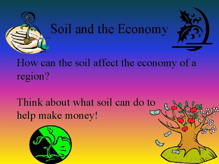 Soil and the Economy How can the soil affect the economy of a region?