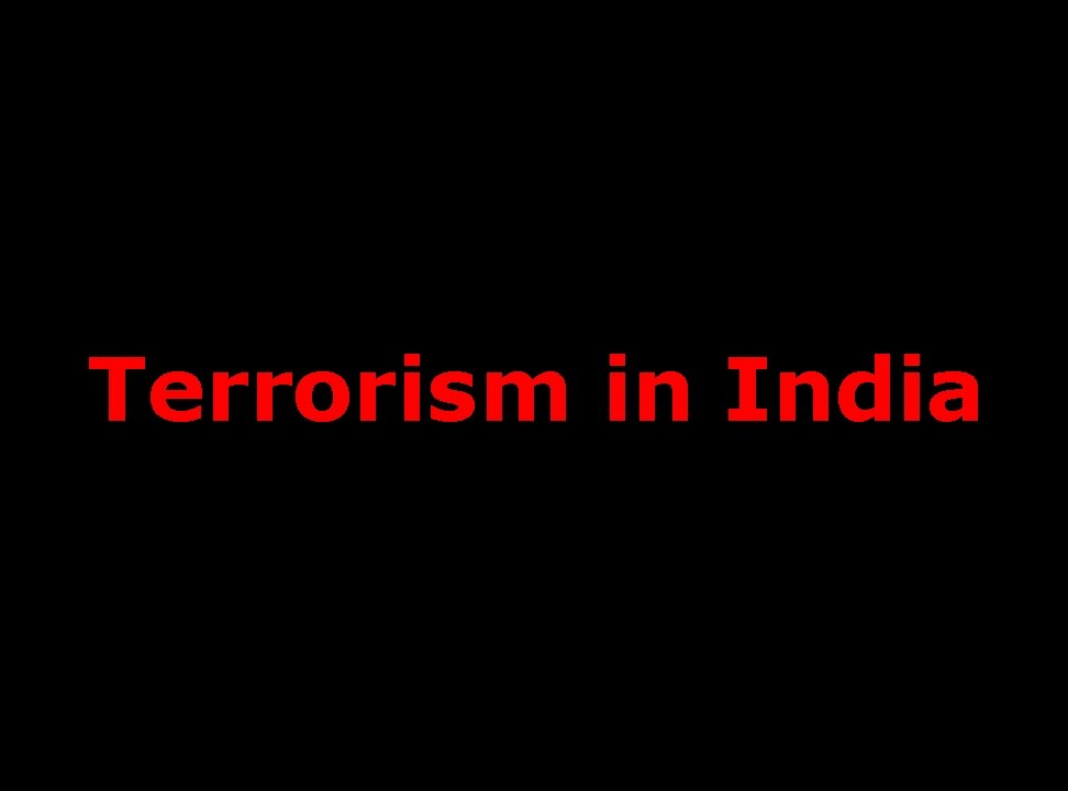 Artha. Kranti A design towards Principled, Prosperous & Peaceful living Home Terrorism in India