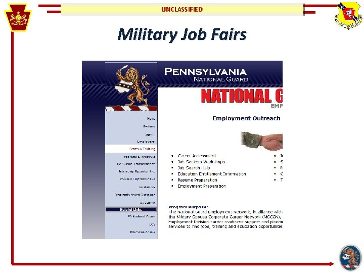 UNCLASSIFIED Military Job Fairs 