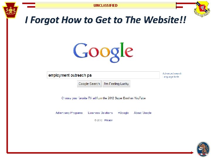 UNCLASSIFIED I Forgot How to Get to The Website!! 