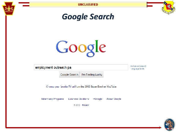 UNCLASSIFIED Google Search 