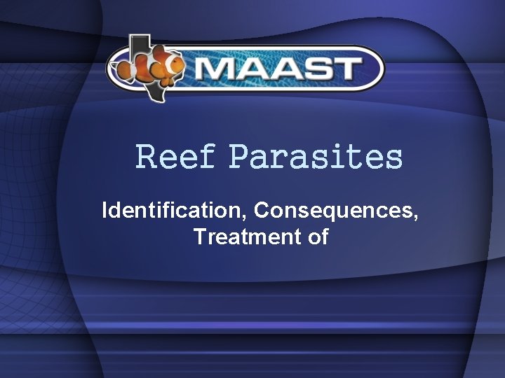 Reef Parasites Identification, Consequences, Treatment of 