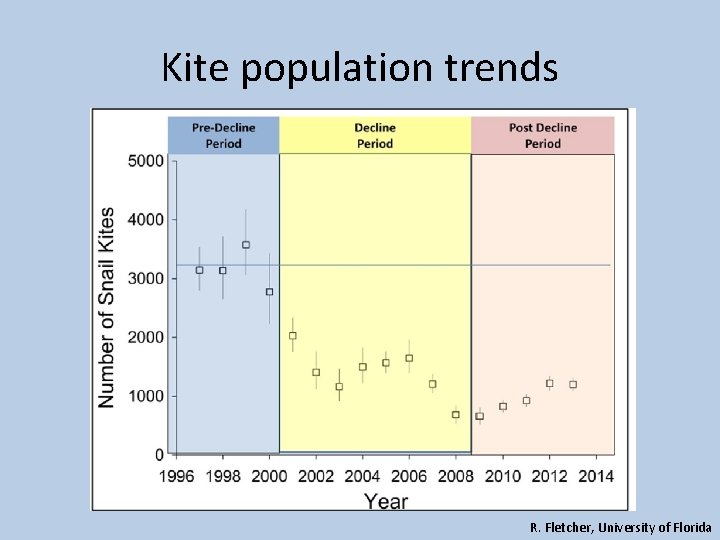 Kite population trends R. Fletcher, University of Florida 
