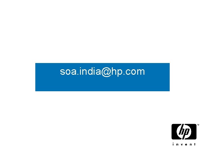 soa. india@hp. com soa. india@hp. com