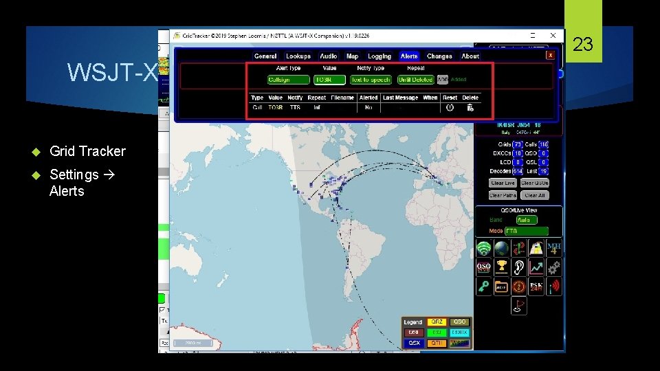 23 WSJT-X Grid Tracker Settings Alerts 