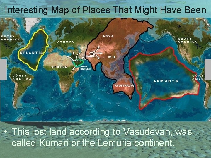 Interesting Map of Places That Might Have Been • This lost land according to