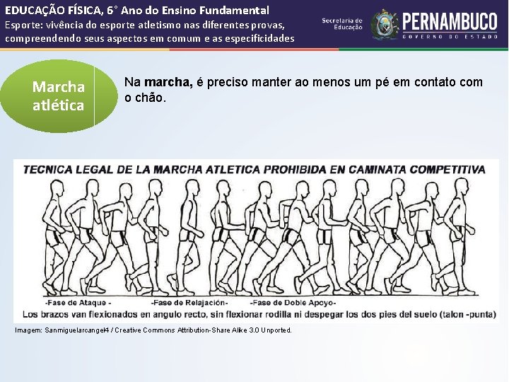 EDUCAÇÃO FÍSICA, 6° Ano do Ensino Fundamental Esporte: vivência do esporte atletismo nas diferentes