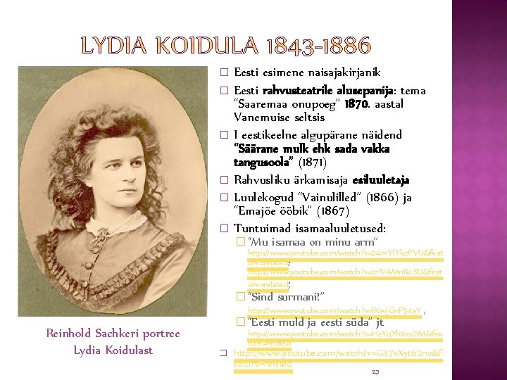 � � � Eesti esimene naisajakirjanik Eesti rahvusteatrile alusepanija: tema “Saaremaa onupoeg” 1870. aastal