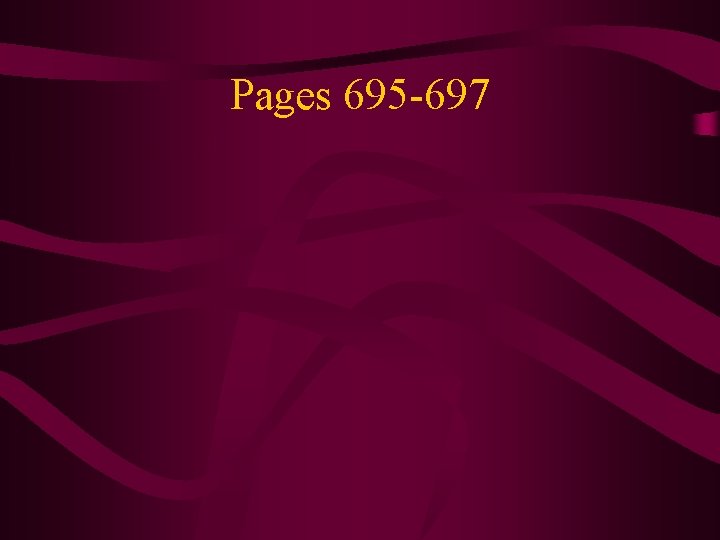 Pages 695 -697 