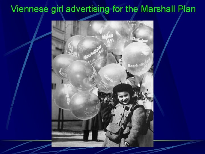 Viennese girl advertising for the Marshall Plan 